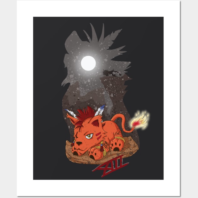 Red XIII Wall Art by LadyCerbero